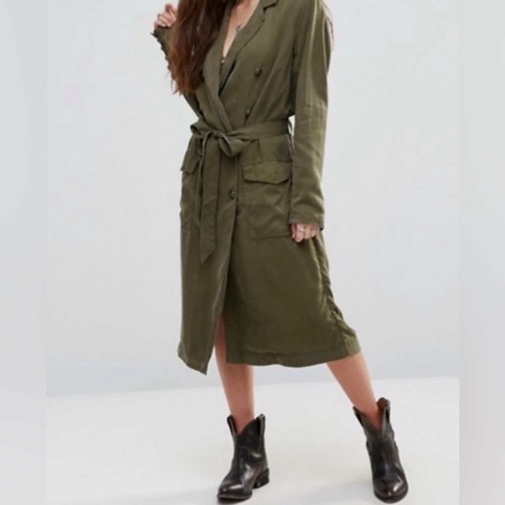 NWT free people lightweight trench coat